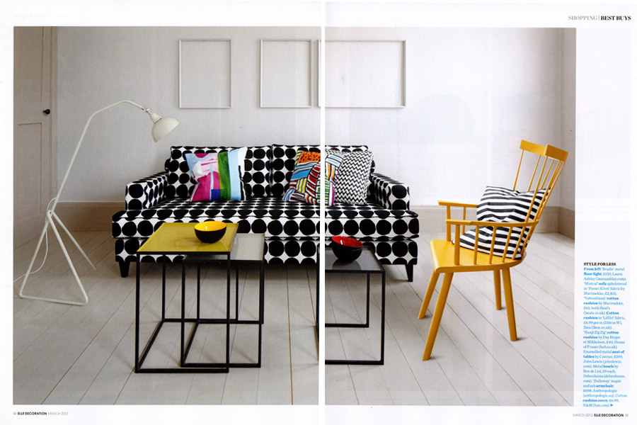 New Cross - tearsheet for Elle Deco