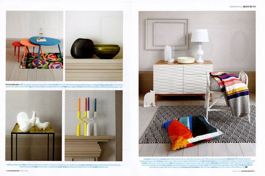 New Cross - tearsheet for Elle Deco