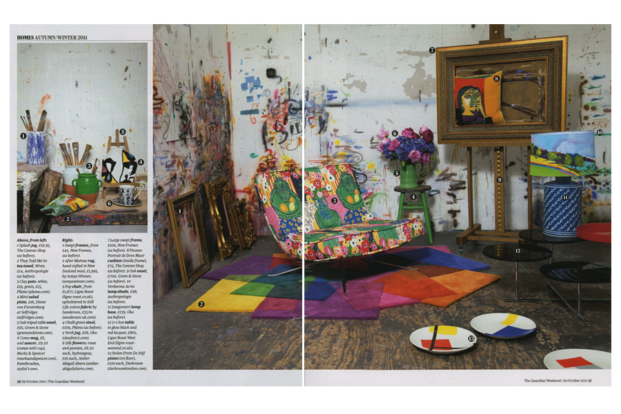 The Paint Studio - tearsheet for The Guardian