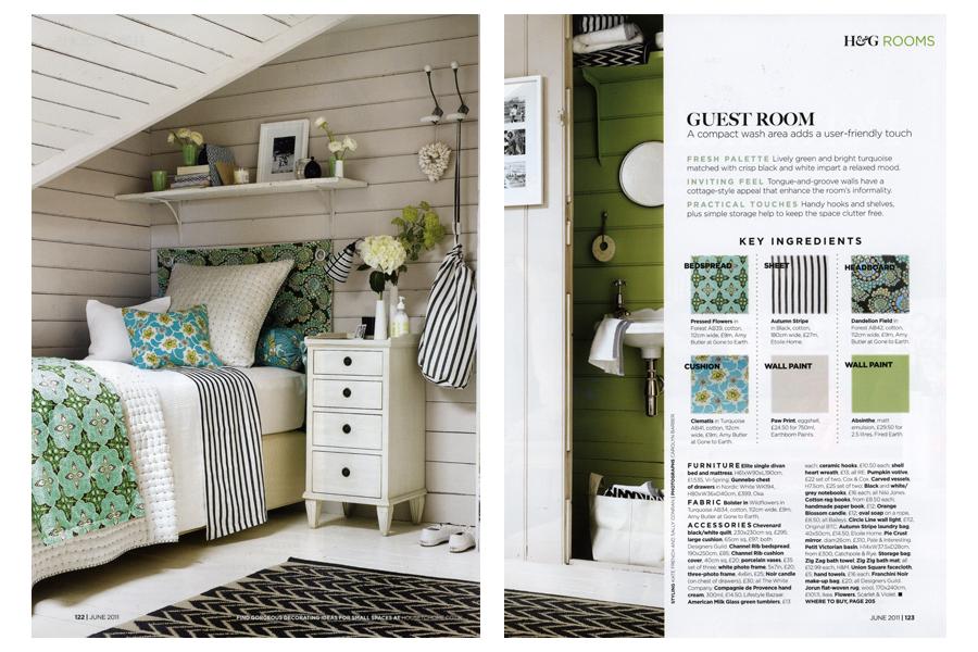 Palace Road - tearsheet for Homes & Gardens