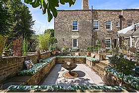 Pissarro - wooden beams fireplace pond landscaped garden rustic art deco gated skylights Georgian outhouses - cover