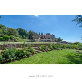 Rusholme - swimming pool manor house mansion kent modern countryside views great gatsby parking folly grand piano - thumbnail