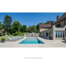 Rusholme - swimming pool manor house mansion kent modern countryside views great gatsby parking folly grand piano - thumbnail