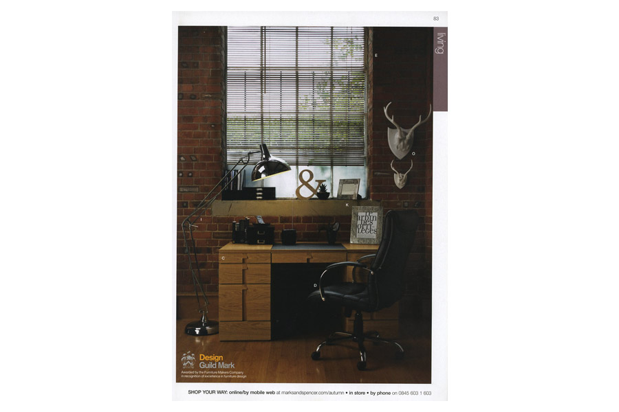 Spratts Factory - warehouse - tearsheet for Marks & Spencer