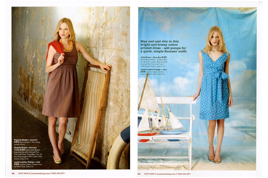 Studio East - tearsheet for Joules