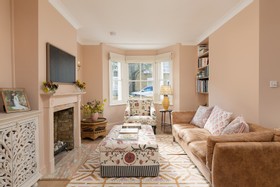 Tarma - pastel pink house family home shoot location filming photography battersea SW London - thumbnail