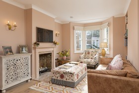 Tarma - pastel pink house family home shoot location filming photography battersea SW London - thumbnail