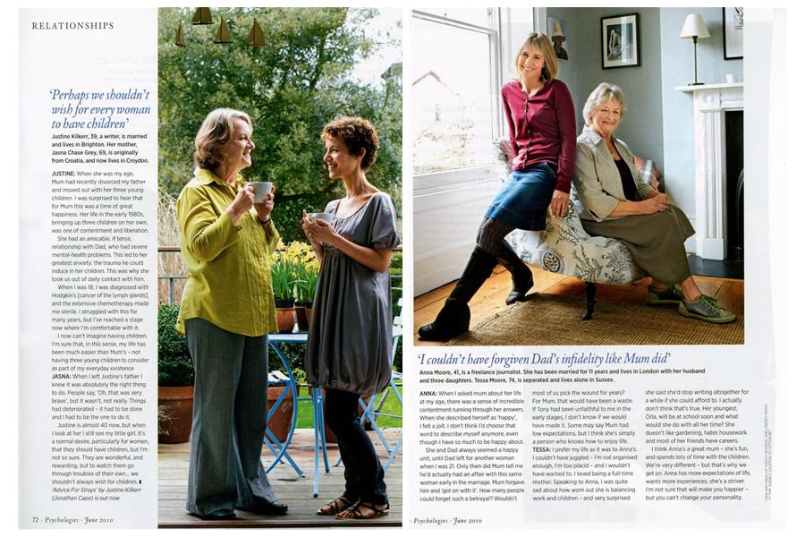 Vallance House - tearsheet for Psychologies