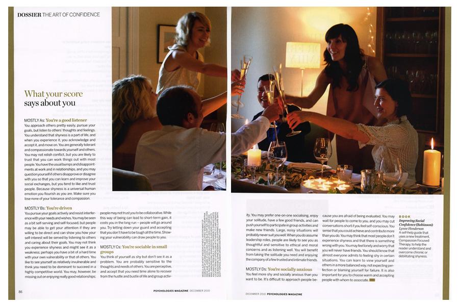 Vallance House - tearsheet for Psychologies